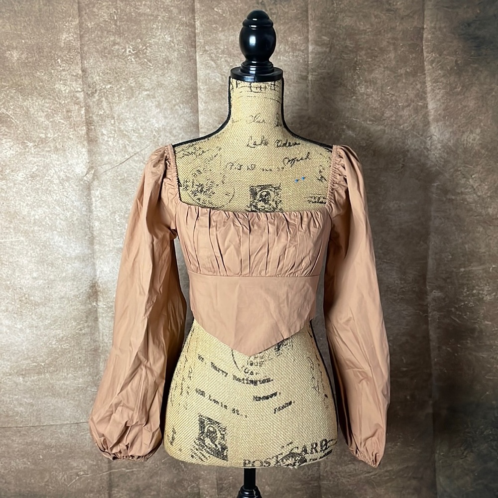Corset-Style Cottagecore Academia Renaissance Faire Top by Princess Polly